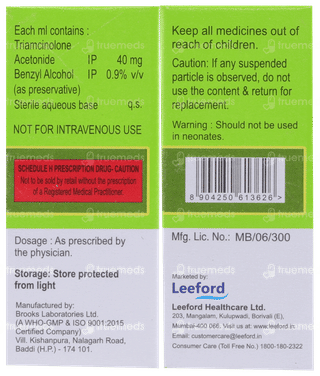 Cinotram 40 Mg Injection 1 Ml